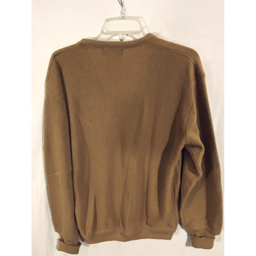 Vintage 80s Lacoste Izod V Neck Sweater Mens L Alligator Logo USA Made - ILGWU - Picture 12 of 12